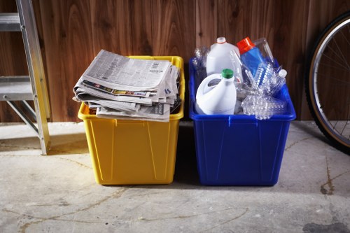 Before and after images of Dulwich loft clearance